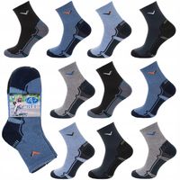 10x SKARPETY BAWEŁNIANE SPORTOWE różne wzory 43-46
