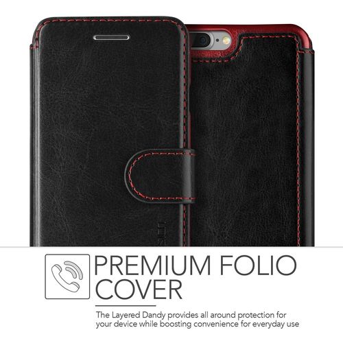 Etui VRS Design Layered Dandy iPhone 8/7 Plus Black na Arena.pl