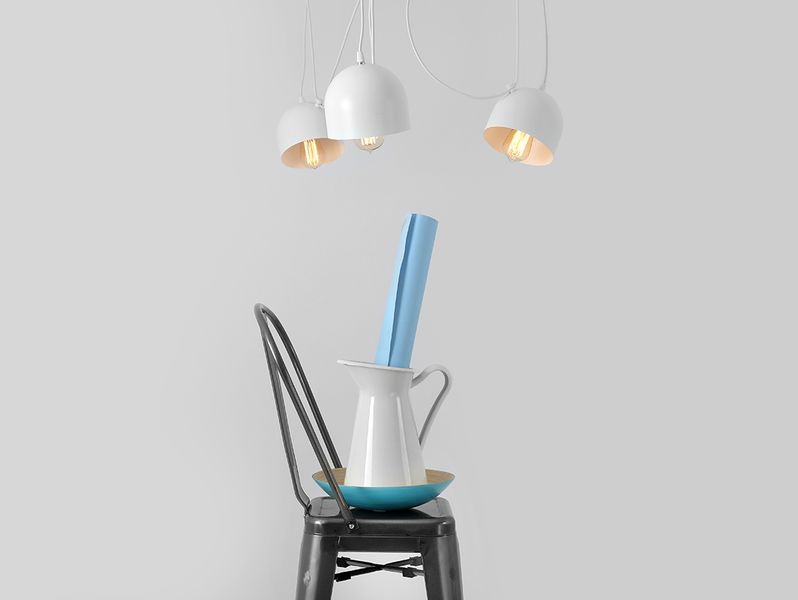 Lampa wisząca POPO 4 – biały zdjęcie 3