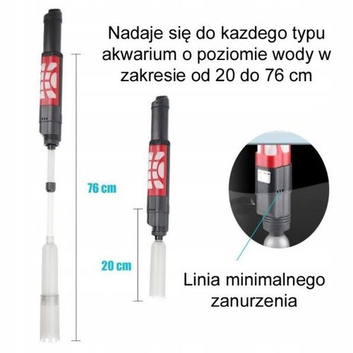 SunSun HXS-01 odmulacz automatyczny do akwarii od 20 do 76cm na Arena.pl