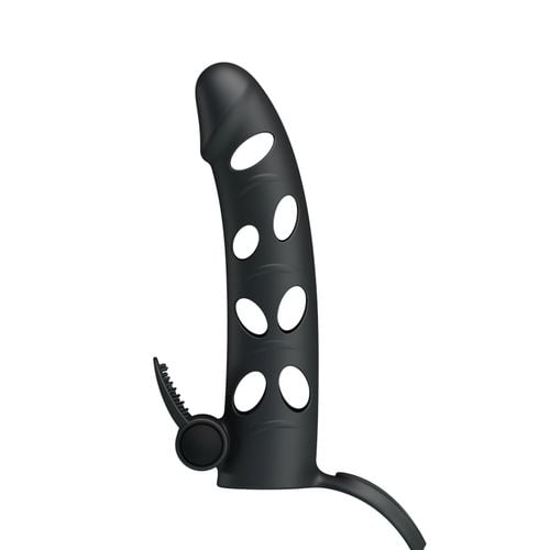 pretty love   vibrating penis sleeve with ball strap na Arena.pl