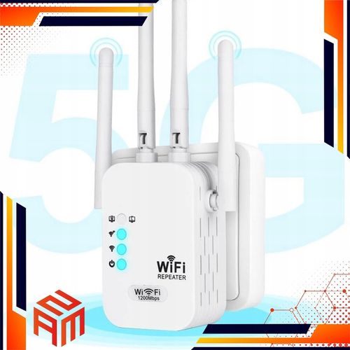 Domowy Wzmacniacz Sygnału WiFi Punkt Dostępu 300Mbps Szybki Bez Aplikacji na Arena.pl