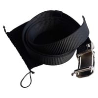 Pasek męski nylonowy czarny sz. 3,5 cm dł. 130 cm