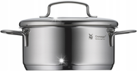 WMF Mini mały garnek z pokrywką 14cm 0,9l stalowy indukcja gaz