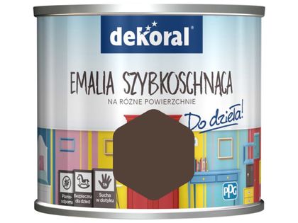 Farba Dekoral Akrylux Emalia szybkoschnąca (0.5 l, Szach-Mat Mat)