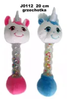Grzechotka Plusz z Zaw Jednorozec 20cm Sa