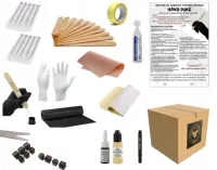 HAND POKE komplet Zestaw do tatuażu tusz igły płyn