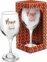 kieliszek do wina MAMA WIE LEPIEJ 220ml