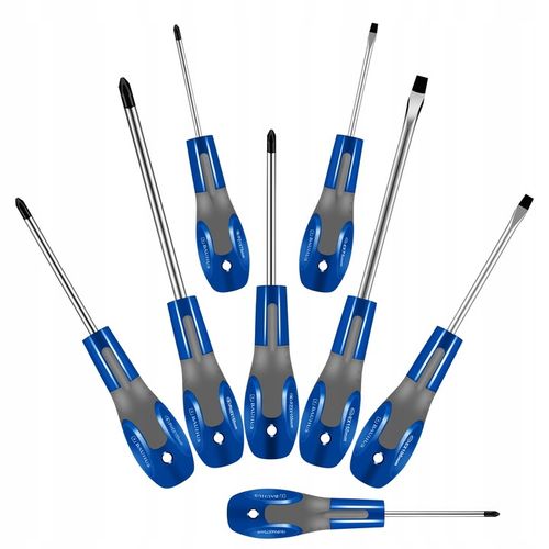 ZESTAW ŚRUBOKRĘTÓW WKRĘTAKÓW Z MAGNESEM 8SZT MOCNE na Arena.pl