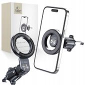 UCHWYT SAMOCHODOWY DO KRATKI DO MAGSAFE NA IPHONE 12 13 14 15 MOCNY MAGNES