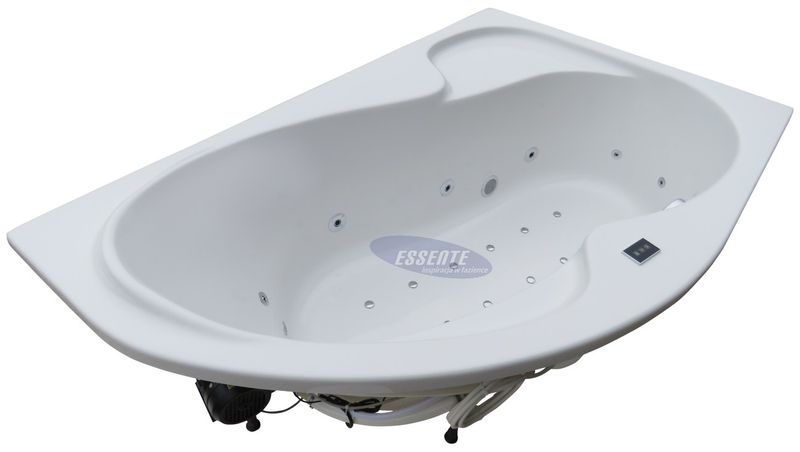 WANNA Z HYDROMASAŻEM NAROŻNA ASYMETRYCZNA 150x100 SPA JACUZZI zdjęcie 17