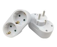 MicroConnect Schuko power splitter, with 2