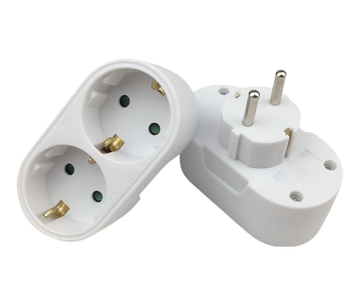 MicroConnect Schuko power splitter, with 2 zdjęcie 1