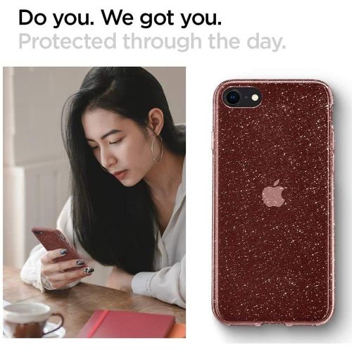Etui Spigen Liquid Crystal Iphone 7/8 Glitter Rose Quartz na Arena.pl