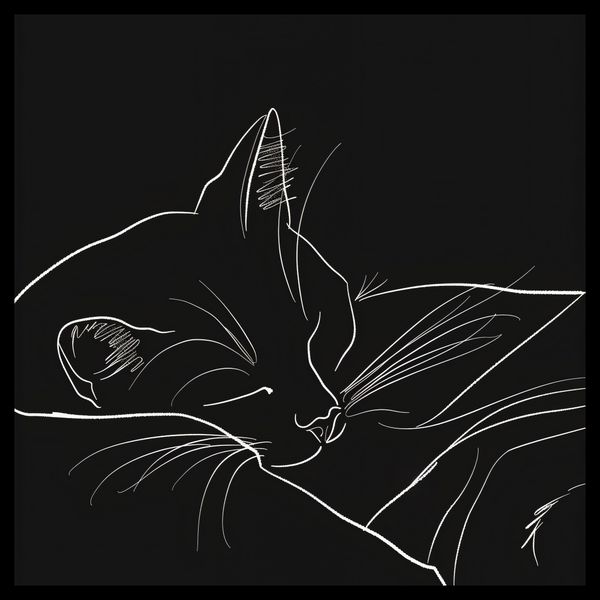 Plakat 40x40cm Nocny Spokój zdjęcie 2