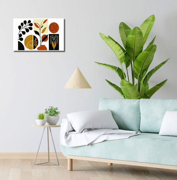 Obraz 50x30cm Kolaż Botaniczny zdjęcie 2