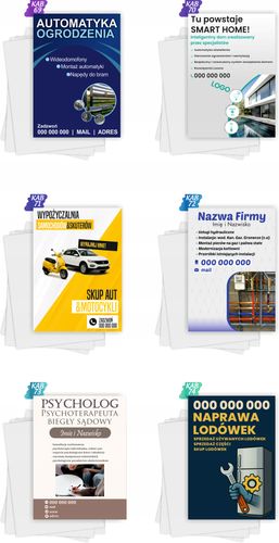 Ulotki A5 reklamowe firmowe 1000szt projekt w cenie SPRZEDAŻ JAJ na Arena.pl