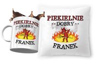 Zestaw Dla Franka Poduszka + Kubek Na Prezent Z Nadrukiem Ze Zdjęciem