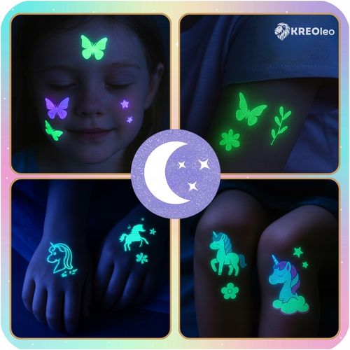 TATUAŻE BROKATOWE DUŻO SZABLONÓW + 48 KOLORÓW ZESTAW PREZENT DLA na Arena.pl