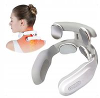 MASAŻER SZYI KARKU PLECÓW BEZPRZEWODOWY PULSACYJNY Z PODGRZEWANIEM EMS