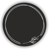 Arkusz PUSTE etykiety PRZYPRAWY zioła czarne okrągłe naklejki 35 szt