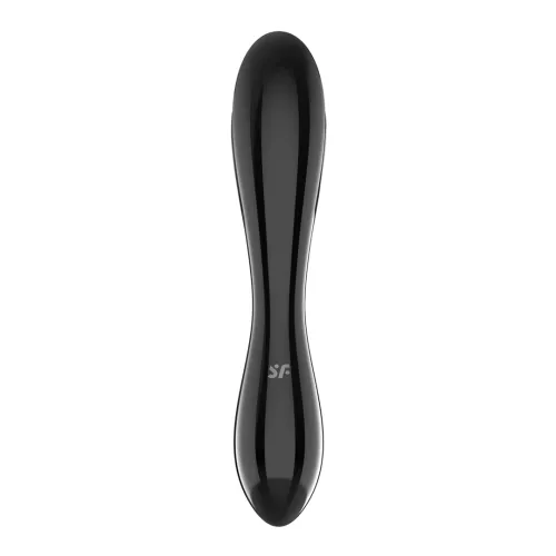 satisfyer dazzling crystal 1 szklany masażer intymny czarny na Arena.pl