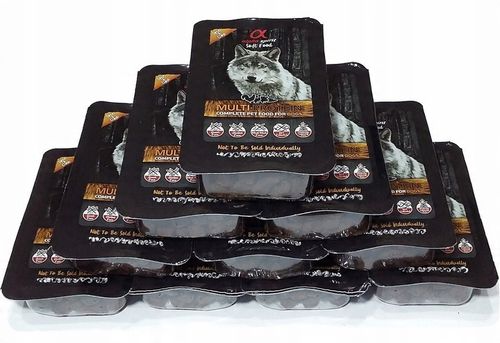 Alpha Spirit Karma MULTIPROTEIN 10x200g Półmiękka karma dla psa na Arena.pl