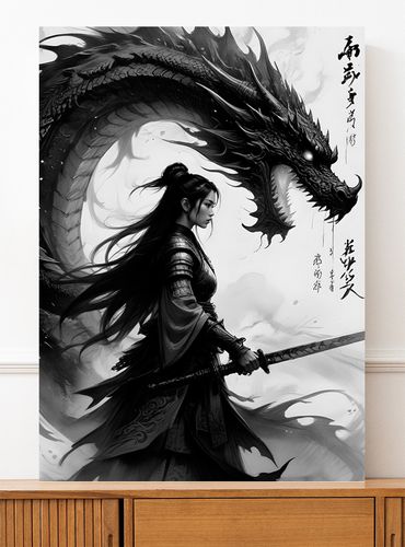 Plakat japoński smok 61x91 cm na Arena.pl