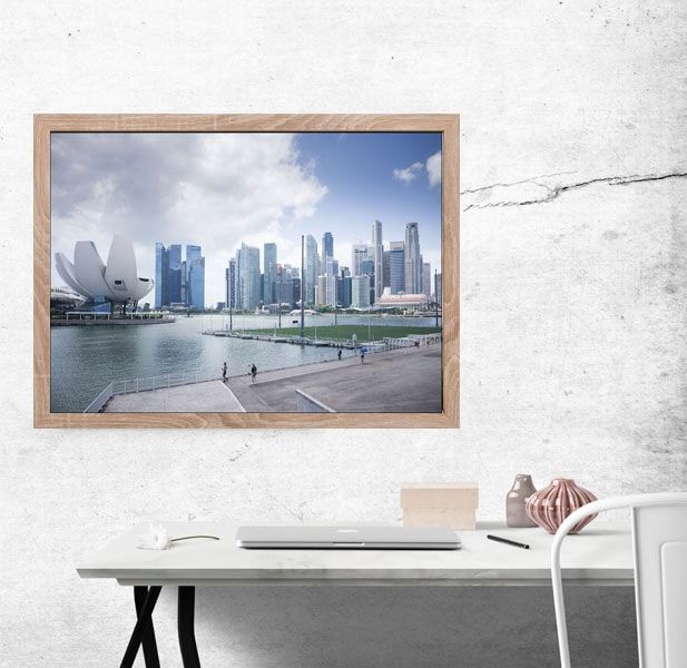 Singapur, Miasto - plakat premium 70x50 cm zdjęcie 2