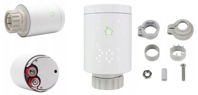 INTELIGENTNA GŁOWICA TERMOSTAT DO KALORYFERA TUYA ZIGBEE WIFI Idomtuya zdjęcie 11