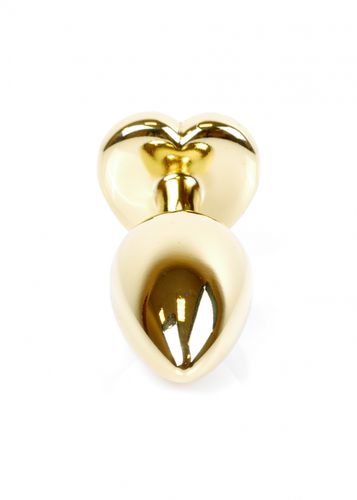 plug jewellery gold  heart plug  red na Arena.pl
