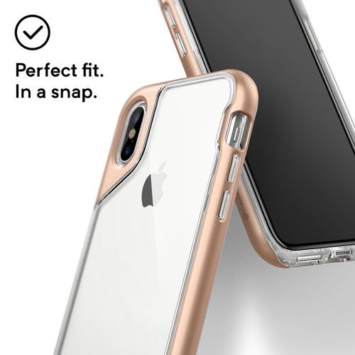 Caseology Skyfall Case - Etui iPhone X (Gold) na Arena.pl