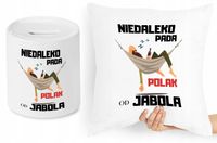 Zabawny Zestaw Poduszka + Skarbonka Prezent Z Nadrukiem Ze Zdjęciem