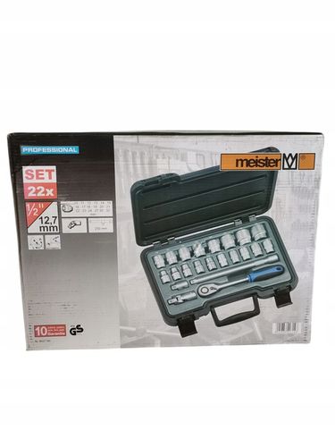 Zestaw kluczy nasadowych MEISTER 1/2" 22 elementy na Arena.pl