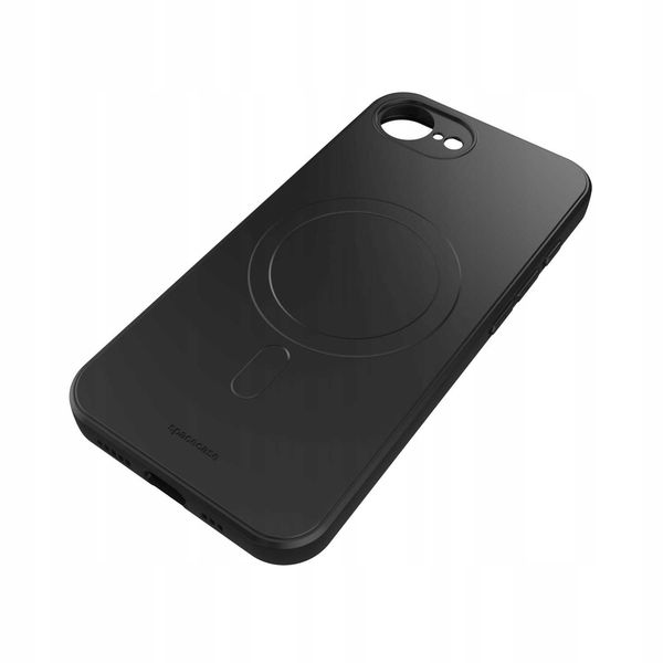 Spacecase Silicone Magnetic Case Iphone 16E Black zdjęcie 10