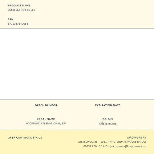 Gwiazda betlejemska BASIC & CO RGB 25 x 0,6 x 60 cm na Arena.pl