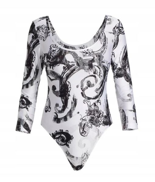 Versace Jeans Couture Baroque Print Bodysuit 34 zdjęcie 1