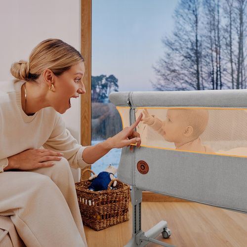 Łóżeczko dostawne dziecięce + kojec Lionelo Aurora + Otulacz bambusowy na Arena.pl