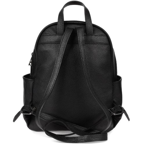 Czarny Mały Skórzany Plecak Damski Elegancki Plecaczek A5 Beltimore P15 na Arena.pl