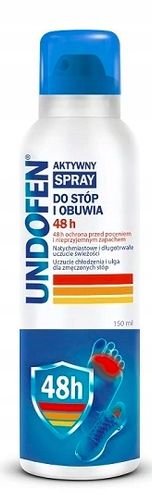UNDOFEN Aktywny Spray Do Stóp i Obuwia 48H 150ml na Arena.pl