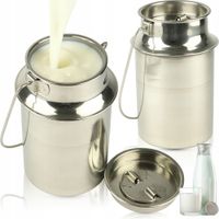 KANKA NA MLEKO KONWIA BAŃKA METALOWA STAL NIERDZEWNA SZCZELNA 2,5 L