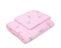 Komplet pościeli dla niemowląt z wypełnieniem 2-cz 75x100cm NEWBORN