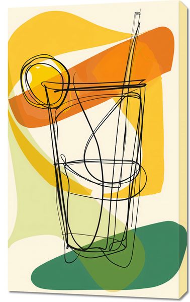 Obraz 60x100cm Koktajl Artystyczny zdjęcie 1