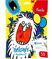 balony metal 12" czerwony fiorello 50szt 4802