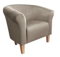 Fotel Milo nogi buk jasny szary beż MG09