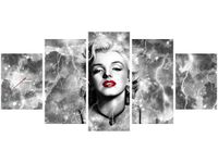 70CM 150CM ZEGAR 5 ELEM MARYLIN MONROE ELEKTRYZUJE DRUK OBRAZ