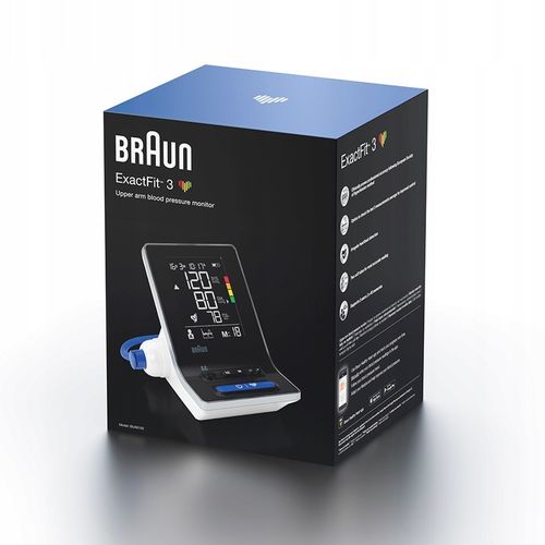 CIŚNIENIOMIERZ NARAMIENNY BRAUN EXACTFIT 3 BUA6150 2MANKIETY ETUI ARYTMIA na Arena.pl