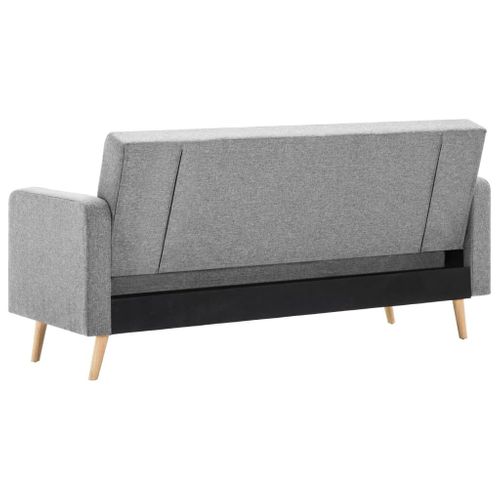 VidaXL Sofa materiałowa, jasnoszara na Arena.pl