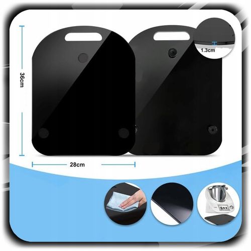 DESKA PODSTAWKA PODKŁADKA POD THERMOMIX TERMOMIX TERMOMIKS TM5 TM6 CZARNA na Arena.pl