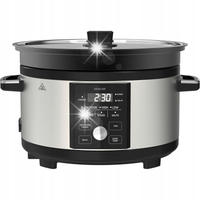 Wolnowar Garnek Aluminiowy SlowCooker Sencor SPR 5520SS Wyświetlacz 5,5L